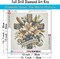 5D Cross Diamond Art Kits for Adults Beginners,DIY Full Round Drill Diamond Painting Kits Religious Cross With Lily Flowers, Paint by Diamonds Dot Gem Art Crystal Easy,Home Wall Decor 13.7X13.7Inch